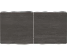 Stalviršis, tamsiai ruda, 120x60x(2-4) cm, medienos masyvas