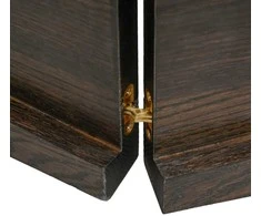 Stalviršis, tamsiai ruda, 140x50x(2-4) cm, medienos masyvas