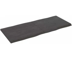 Stalviršis, tamsiai ruda, 140x60x(2-4) cm, medienos masyvas
