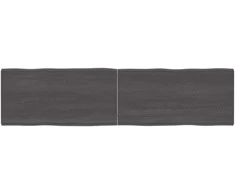 Stalviršis, tamsiai ruda, 160x40x(2-4) cm, medienos masyvas
