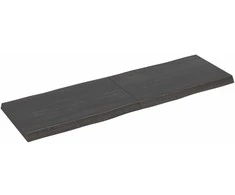 Stalviršis, tamsiai ruda, 160x50x(2-6) cm, medienos masyvas