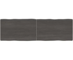 Stalviršis, tamsiai ruda, 160x50x(2-6) cm, medienos masyvas