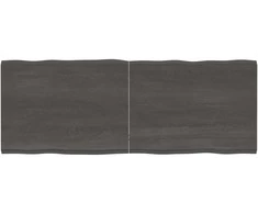 Stalviršis, tamsiai ruda, 160x60x(2-4) cm, medienos masyvas