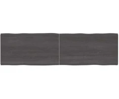 Stalviršis, tamsiai ruda, 180x50x(2-4) cm, medienos masyvas