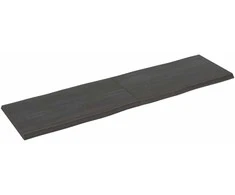 Stalviršis, tamsiai ruda, 180x50x(2-4) cm, medienos masyvas