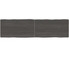 Stalviršis, tamsiai ruda, 180x50x(2-6) cm, medienos masyvas