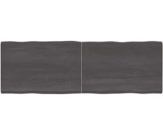 Stalviršis, tamsiai ruda, 180x60x(2-4) cm, medienos masyvas