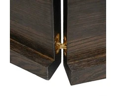 Stalviršis, tamsiai rudas, 180x60x(2-4) cm, ąžuolo masyvas