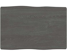 Stalviršis, tamsiai ruda, 60x40x(2-4) cm, medienos masyvas