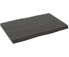 Stalviršis, tamsiai ruda, 60x40x(2-4) cm, medienos masyvas