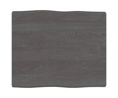 Stalviršis, tamsiai ruda, 60x50x(2-4) cm, medienos masyvas