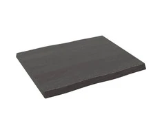 Stalviršis, tamsiai ruda, 60x50x(2-4) cm, medienos masyvas