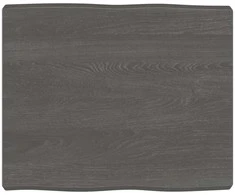 Stalviršis, tamsiai ruda, 60x50x(2–6)cm, medienos masyvas