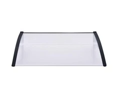 Stogelis durims, juodos ir permatomos spalvos, 120x75cm, PC