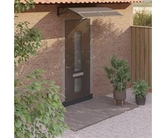 Stogelis durims, juodos spalvos, 150x100cm, polikarbonatas