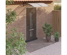 Stogelis durims, juodos spalvos, 150x100cm, polikarbonatas