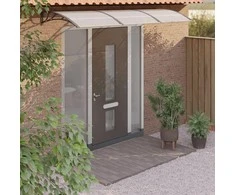 Stogelis durims, juodos spalvos, 300x100cm, polikarbonatas