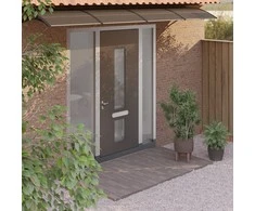 Stogelis durims, juodos spalvos, 350x100cm, polikarbonatas