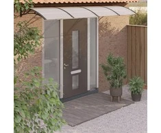 Stogelis durims, juodos spalvos, 350x100cm, polikarbonatas