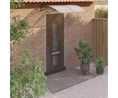 Stogelis durims, pilkos spalvos, 150x100cm, polikarbonatas