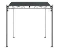 Stoginė, antracito spalvos, 2x2,3m, audinys ir plienas, 180g/m²