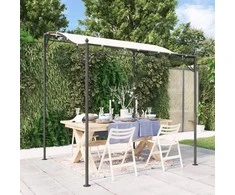 Stoginė, kreminės spalvos, 2x2,3m, audinys ir plienas, 180g/m²