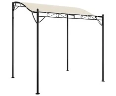 Stoginė, kreminės spalvos, 2x2,3m, audinys ir plienas, 180g/m²