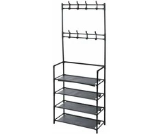Excellent Houseware Storage solutions Drabužių kabykla su 4 lentynomis, 60x26x155cm