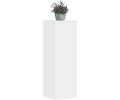 Stovai augalams, 2vnt., baltos spalvos, 33x33x100cm, mediena