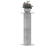 Stovai augalams, 2vnt., betono, 30x30x95cm, apdirbta mediena