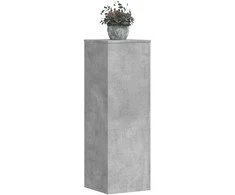 Stovai augalams, 2vnt., betono, 33x33x100cm, apdirbta mediena
