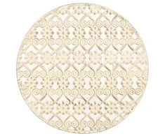 Stovai augalams, 3vnt., balti, metalas, vintažinio stiliaus