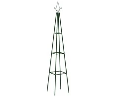Stovai vijokliniams augalams, 2vnt., tamsiai žalia, 35x35x195cm