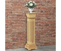 Stovas augalams-stačiakampė kolona, medienos, 17x17x66cm, MDF