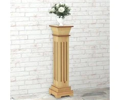 Stovas augalams-stačiakampė kolona, medienos, 17x17x66cm, MDF
