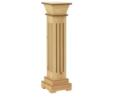Stovas augalams-stačiakampė kolona, medienos, 17x17x66cm, MDF
