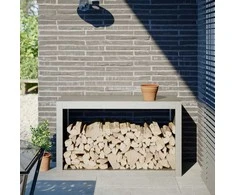 Stovas malkoms, 100x40x60cm, nerūdijantis plienas