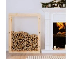 Stovas malkoms, 80x25x100cm, pušies medienos masyvas