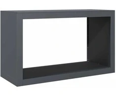 Stovas malkoms, antracito spalvos, 100x40x60cm, plienas