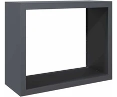 Stovas malkoms, antracito spalvos, 100x40x80cm, plienas