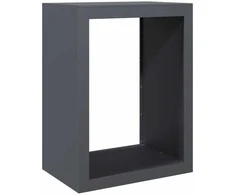Stovas malkoms, antracito spalvos, 60x40x80cm, plienas
