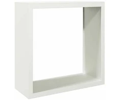 Stovas malkoms, baltos spalvos, 100x40x100cm, plienas