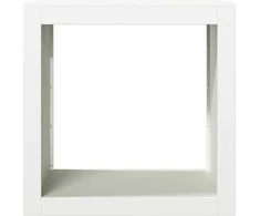 Stovas malkoms, baltos spalvos, 60x40x60cm, plienas