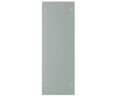 Stovas malkoms, baltos spalvos, 80x35x100cm, grūdintas stiklas