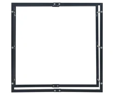 Stovas malkoms, juodos spalvos, 100x25x100cm, plienas