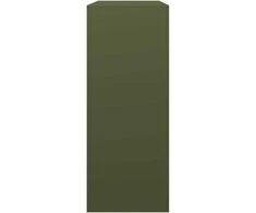 Stovas malkoms, žalios spalvos, 100x40x100cm, plienas