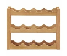 Stovas vynui skirtas 12 butelių, 47x21x36cm, ąžuolo masyvas