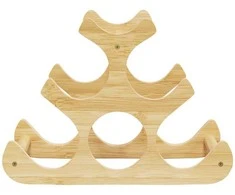 Stovas vynui skirtas 6 buteliams, 35x18x25,5cm, bambukas