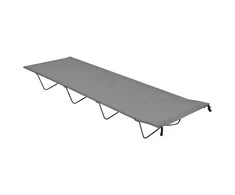 Stovyklavimo gultas, pilkas, 180x60x19cm, audinys ir plienas