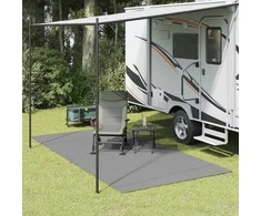 Stovyklavimo paklotas, antracito spalvos, 4x2m